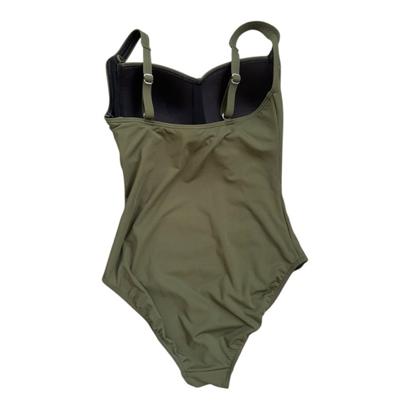 Niptuck Joanne Olive Green One-Piece Swimsuit Sz 6 nwt , 017 - Picture 7 of 7